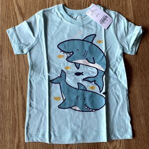 Carter's Shark and Fish Tee Blue 18 Months